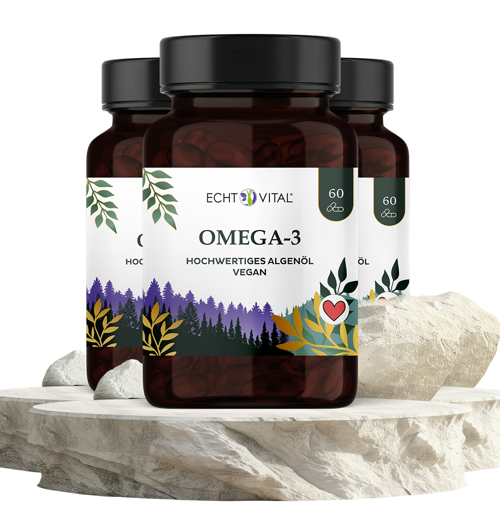 Omega-3 Algenöl direkt aus der Quelle - ECHT VITAL Premium Qualität